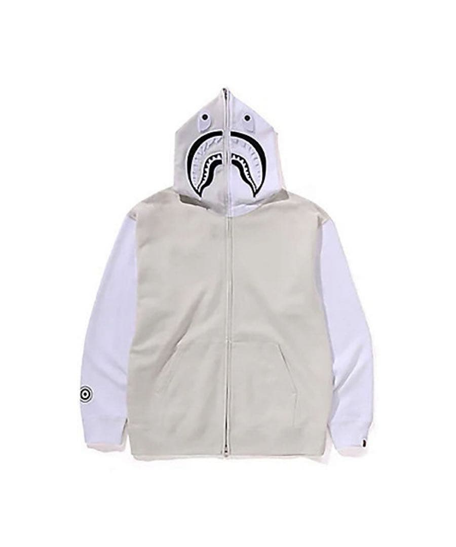 A Bathing Ape Hoodies Shark Full Zip Hoodie M