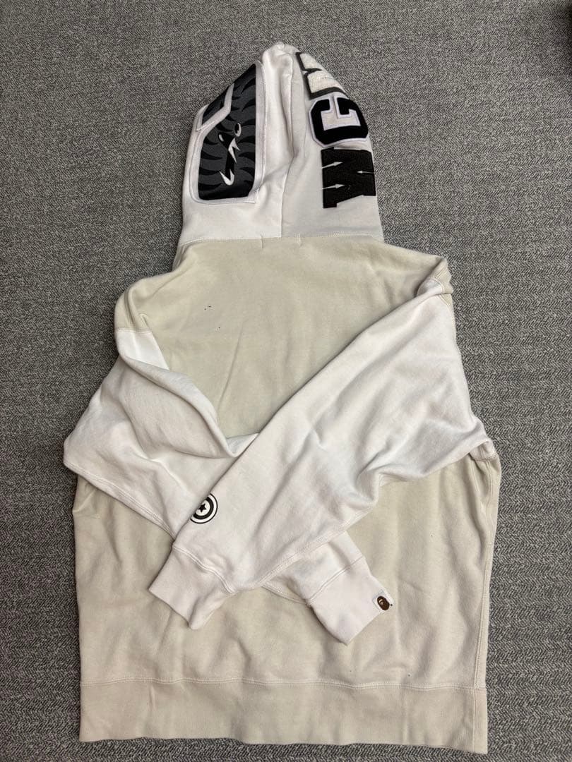 A Bathing Ape Hoodies Shark Full Zip Hoodie M