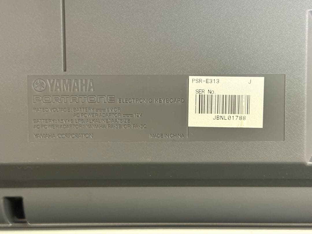 Yamaha Keyboards Digital Pianos Psr-E313 61 Ac