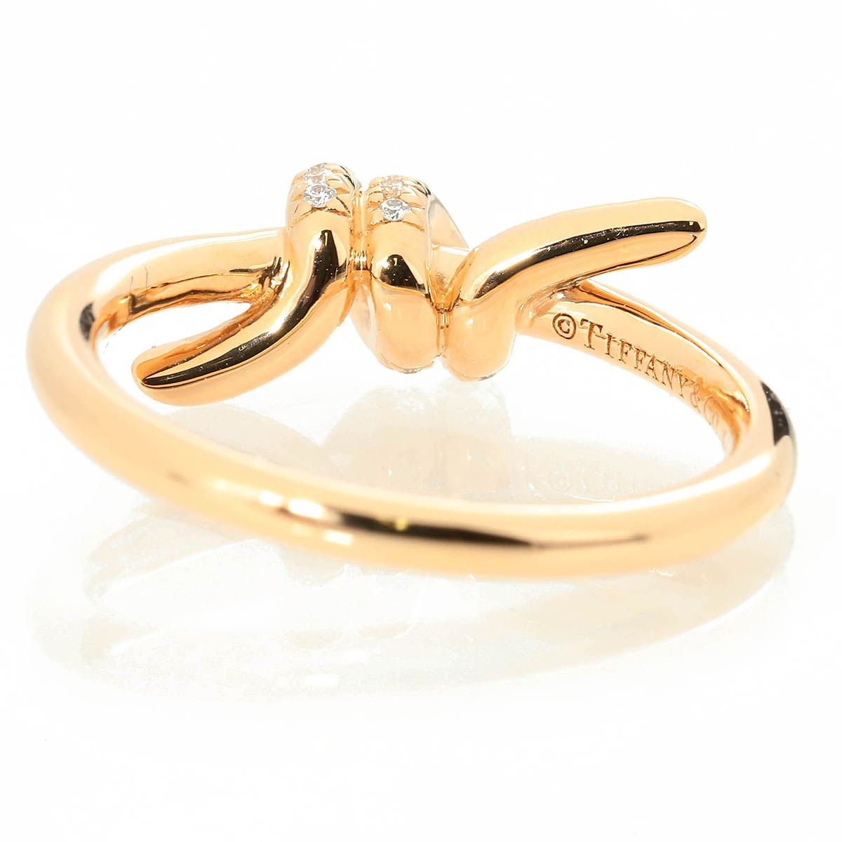 Tiffany Ring Tiffany&Co. K18Pg 6 Ok
