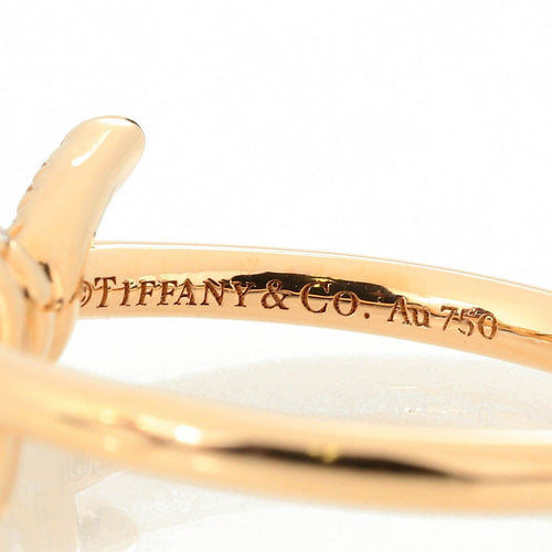 Tiffany Ring Tiffany&Co. K18Pg 6 Ok