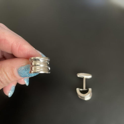 Bvlgari Cufflinks Sv 925