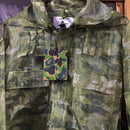 A Bathing Ape Others Pixel Camo Hooded Shirt Jacket(