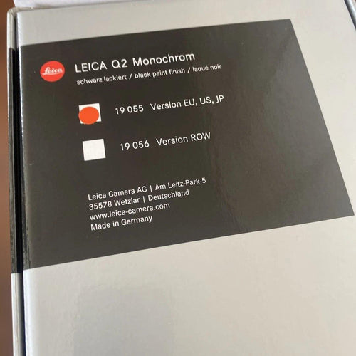 Leica Compact Digital Camera Q2 Monochrom