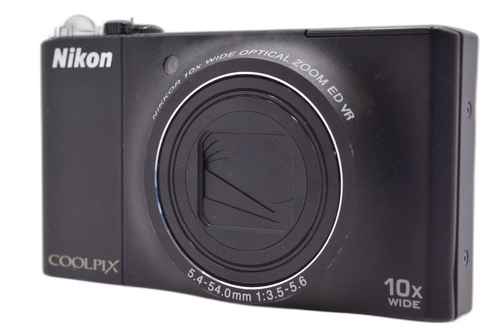 Compact Digital Camera Nikon Coolpix S8000 10X #Mj7346