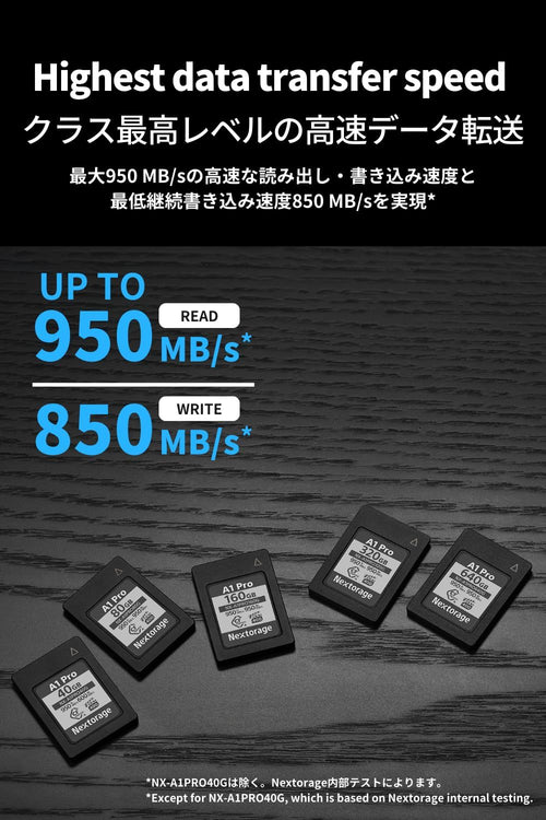 Tools For Pc Parts Nextorage Cfexpress Type A 40Gb Vpg400 950Mb/S 600Mb/S
