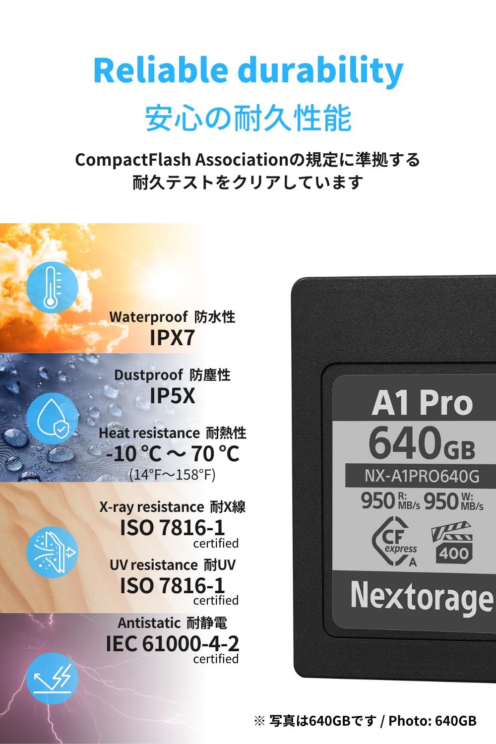 Tools For Pc Parts Nextorage Cfexpress Type A 40Gb Vpg400 950Mb/S 600Mb/S