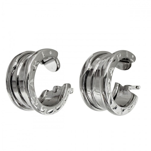 Bvlgari Earrings (For Both Ears) B-Zero1 18 Wg Au750 K18 13.3G