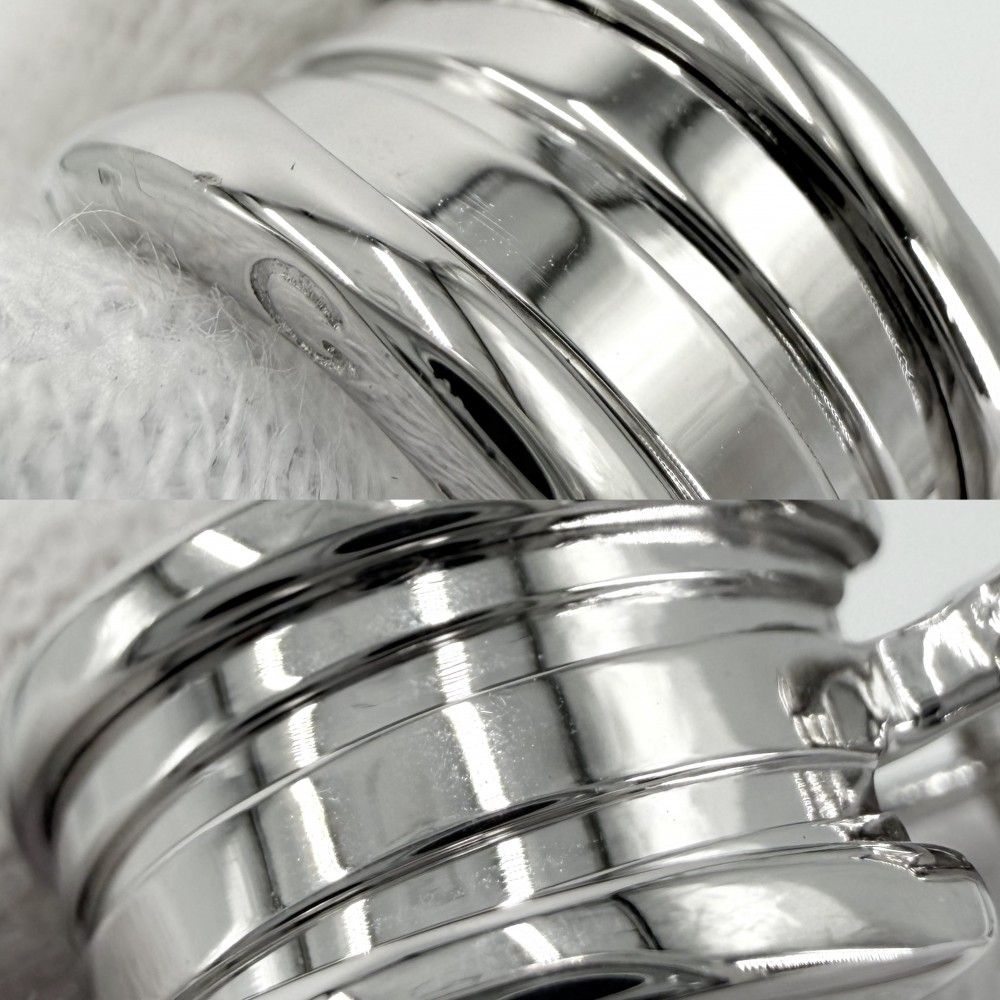Bvlgari Earrings (For Both Ears) B-Zero1 18 Wg Au750 K18 13.3G