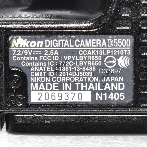 Nikon Digital Slrs Wi-Fi D5500
