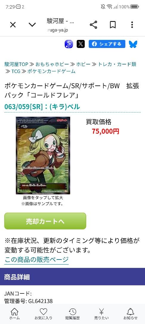 Pok Mon Trading Card Game Sr 063/059