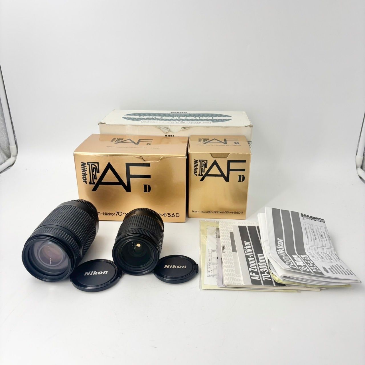 Lens (Zoom) Nikon Af Nikkor 28-80Mm 1:3.3-5.6 G Zoom-Nikkor 70-300Mm F/4-5.6D