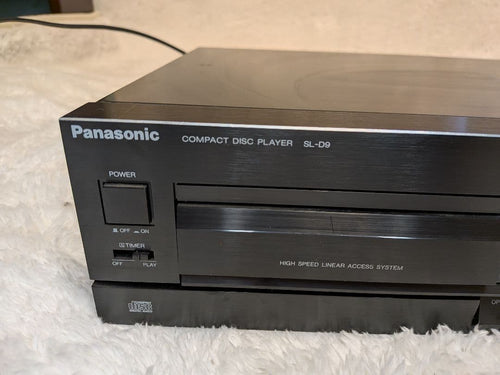 Panasonic Cd, Md Cassette Decks Compact Disc Player Sl-D9