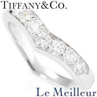 Tiffany Ring Tiffany&Co. Pt950 V 7 Ok