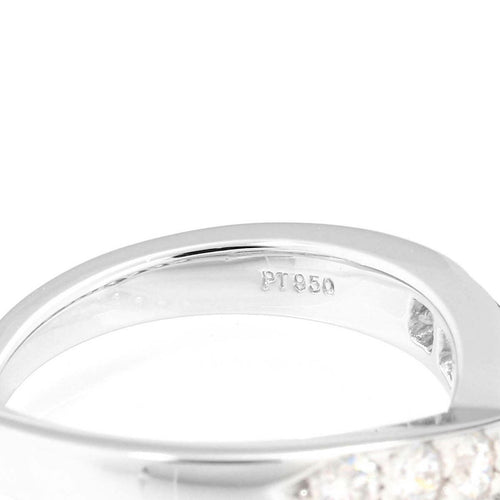 Tiffany Ring Tiffany&Co. Pt950 V 7 Ok