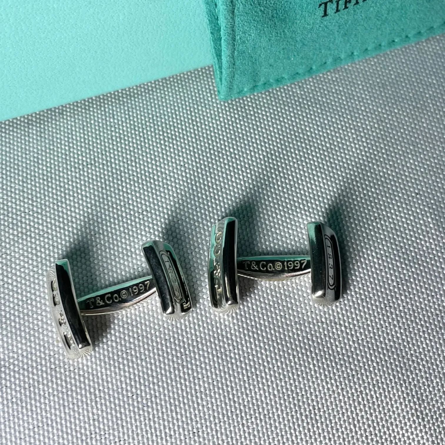 Tiffany Cufflinks T&Co 1837 Sv925