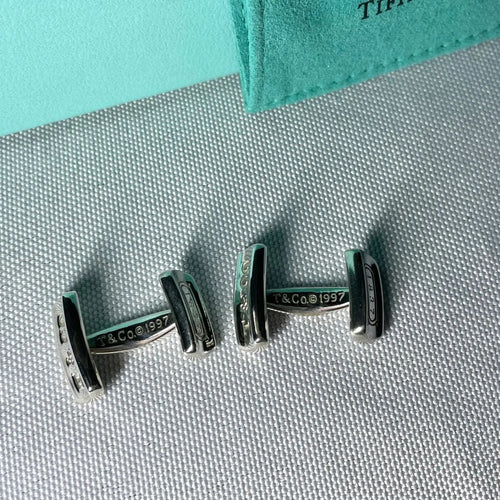 Tiffany Cufflinks T&Co 1837 Sv925