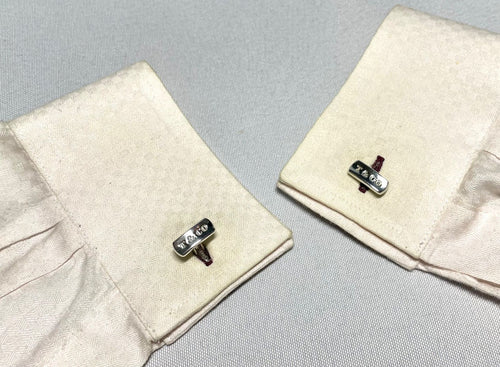 Tiffany Cufflinks T&Co 1837 Sv925