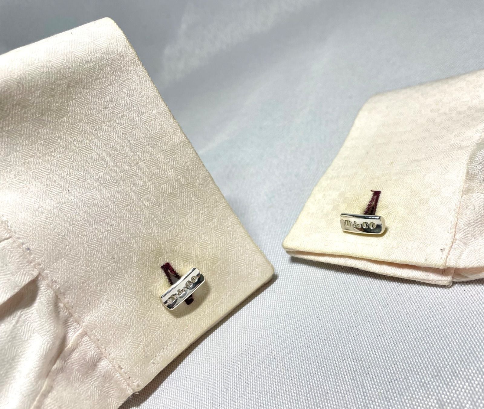 Tiffany Cufflinks T&Co 1837 Sv925