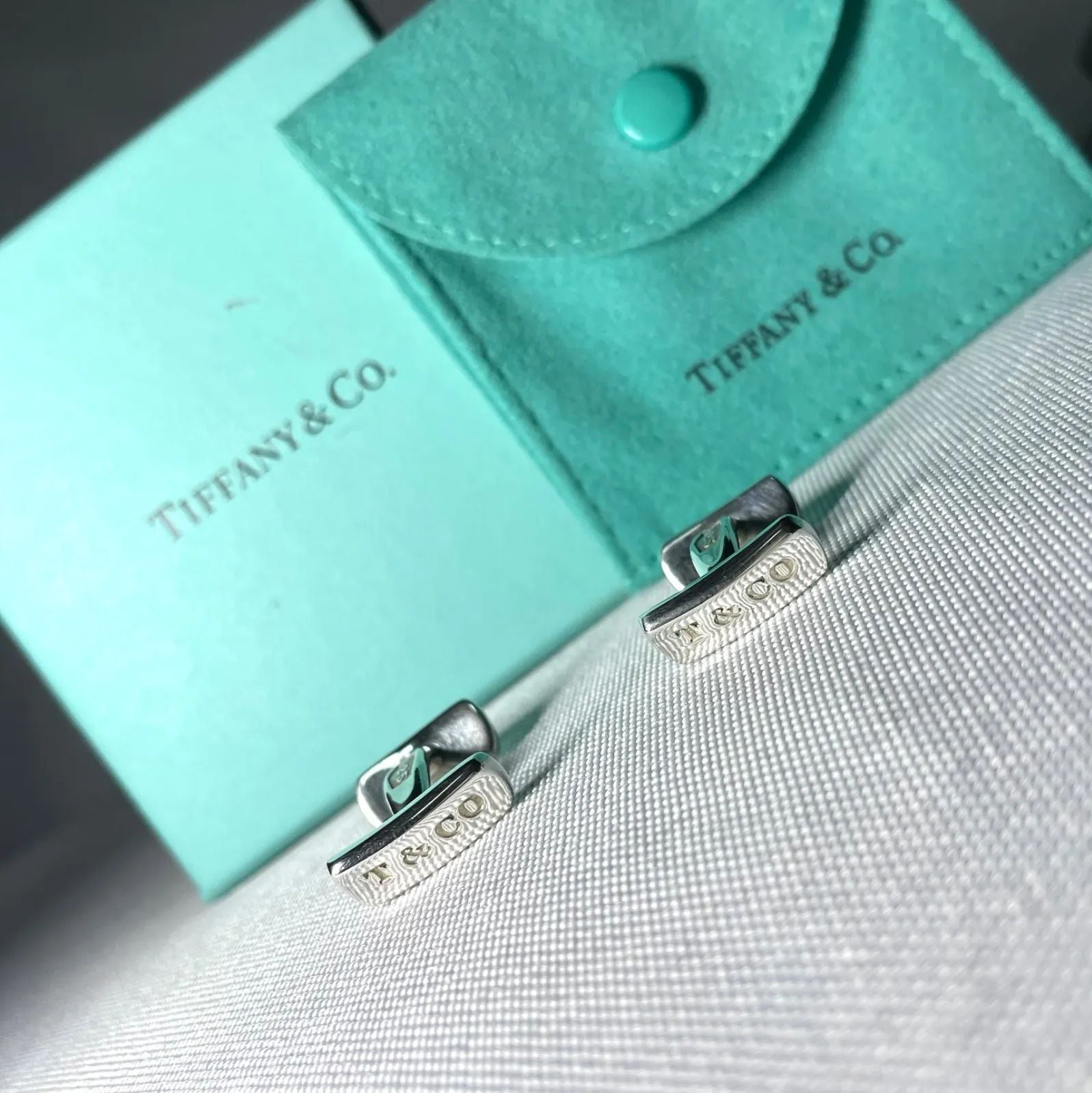 Tiffany Cufflinks T&Co 1837 Sv925