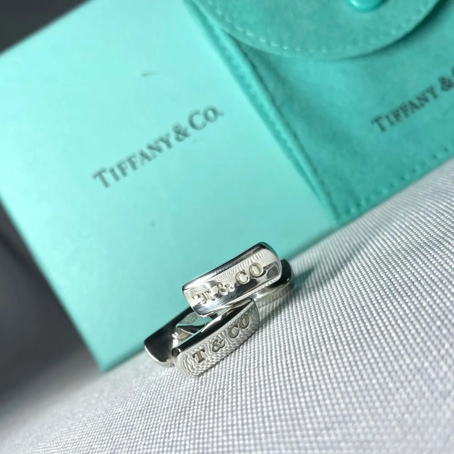 Tiffany Cufflinks T&Co 1837 Sv925