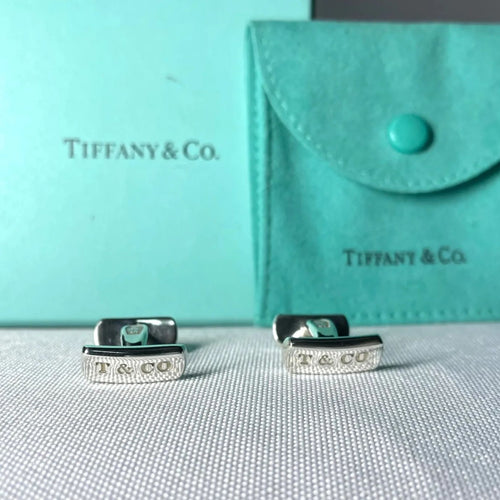 Tiffany Cufflinks T&Co 1837 Sv925