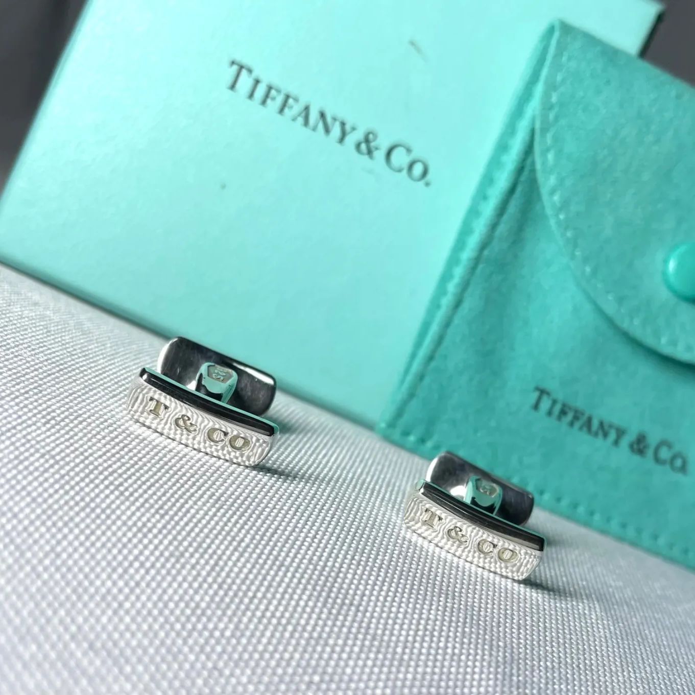 Tiffany Cufflinks T&Co 1837 Sv925