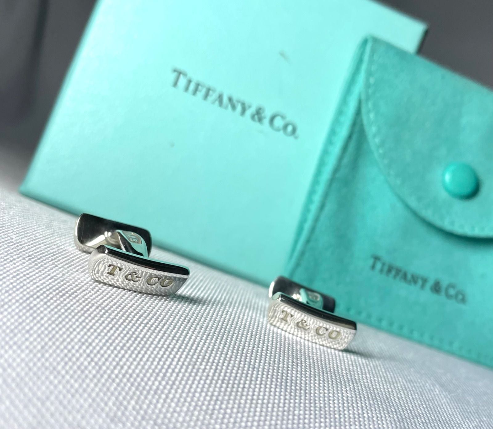 Tiffany Cufflinks T&Co 1837 Sv925