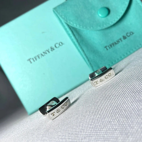 Tiffany Cufflinks T&Co 1837 Sv925