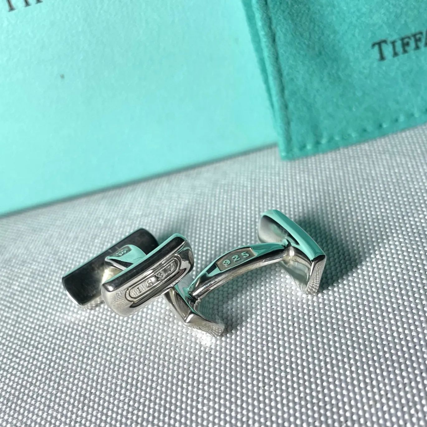 Tiffany Cufflinks T&Co 1837 Sv925
