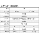 Works Golf Driver 47 Ust Vspec 9.5 10.5 R Sr S Sle
