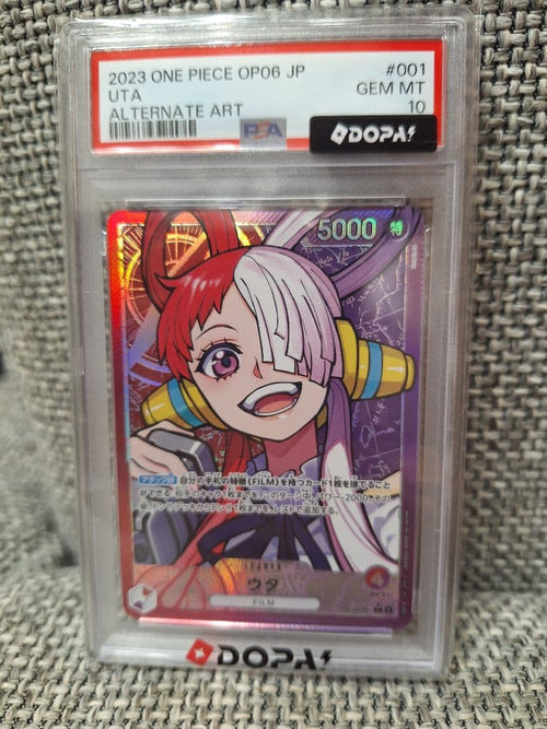 One Piece Card Game Op06-001 Psa10