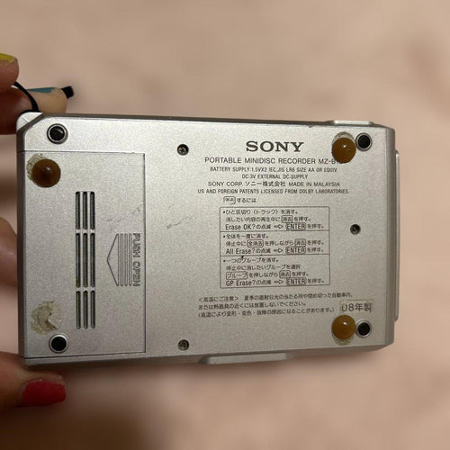 Sony Portable Md Players Mz-B100