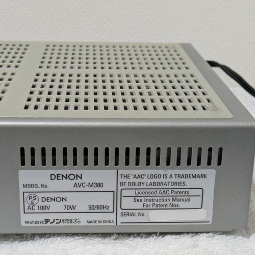 Denon Av Amplifiers Avc-M380