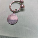 Tiffany Keychain Key Ring 925