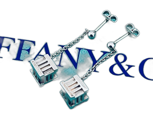 Tiffany Earrings (For Both Ears) D117 Atlas 925