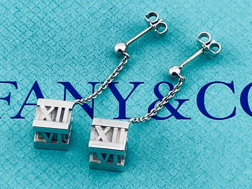 Tiffany Earrings (For Both Ears) D117 Atlas 925