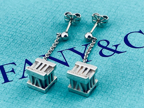 Tiffany Earrings (For Both Ears) D117 Atlas 925