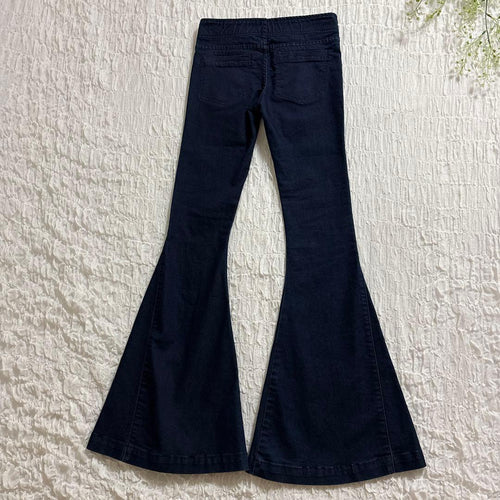 Drwcys Wide-Leg Pants Loose-Fitting Y2K
