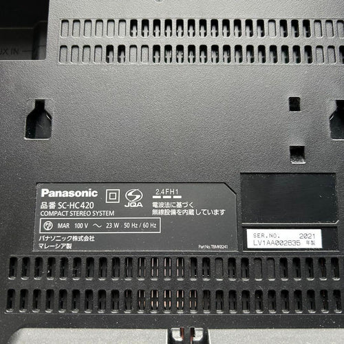 Panasonic Cd Md Cassette Deck Sc-Hc420 21