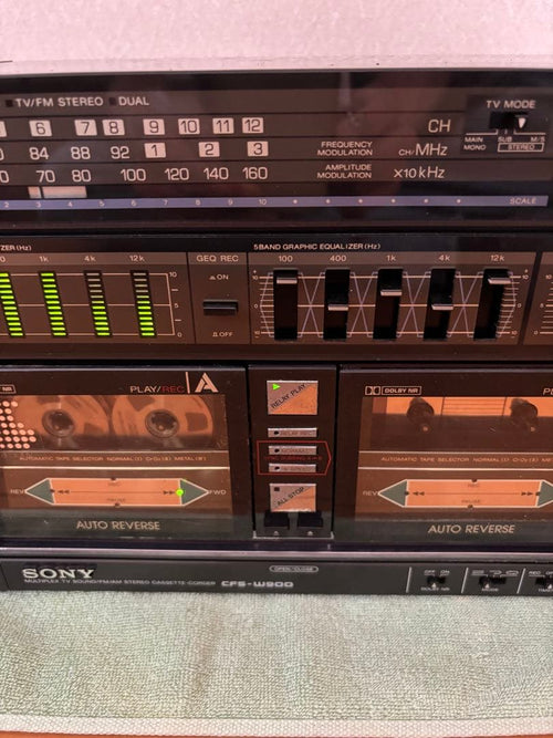 Sony Radios Radio Cassette Players Cfs-W900