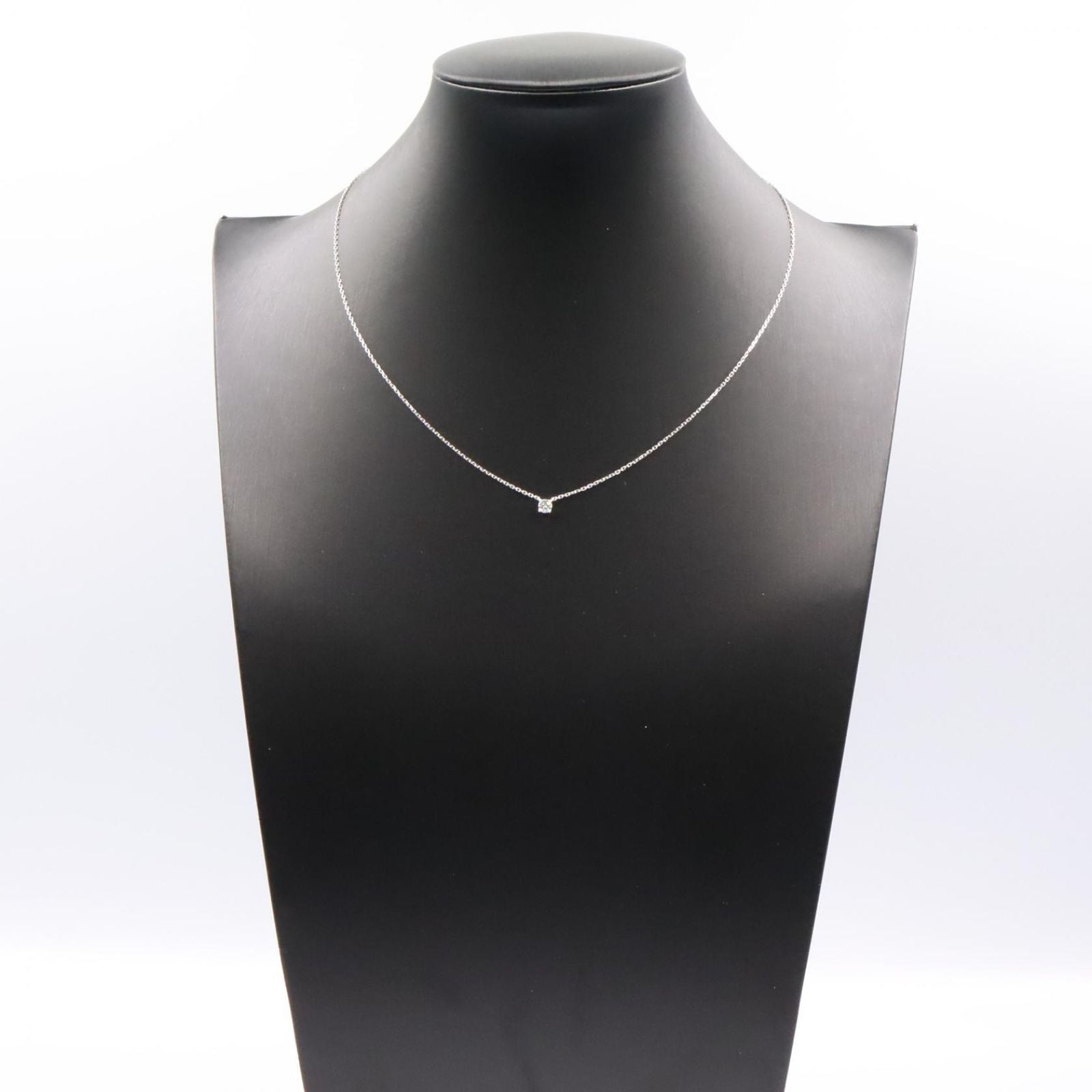 Cartier Necklace 1895 D 38.5/41 K18Wg Used A