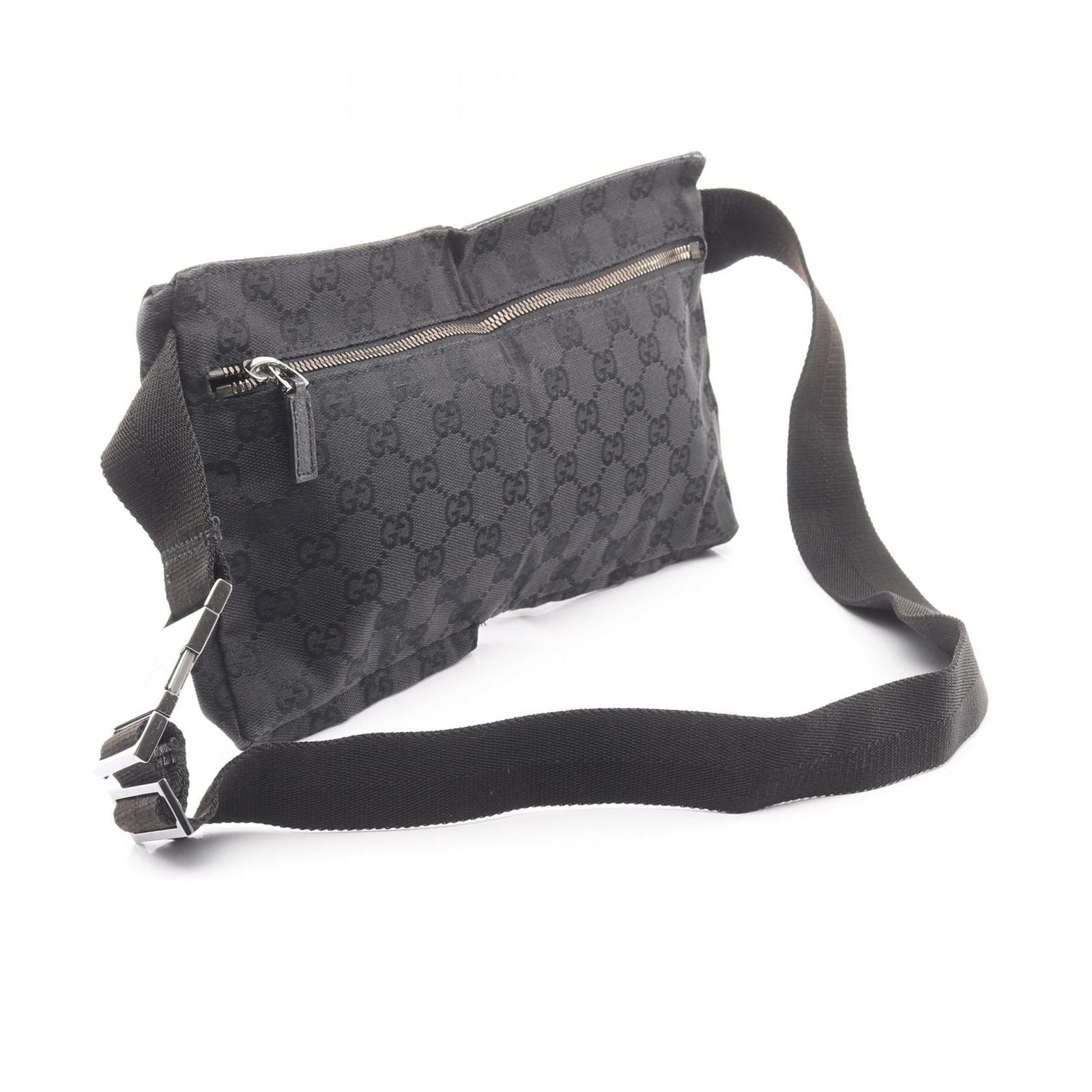 Gucci Body Bag Waist Pouch Gg 28566 Used B