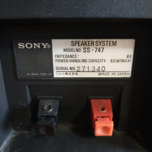 Sony Speakers 747 Ok 1