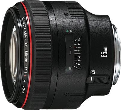 Canon Prime Lenses Ef85Mm F1.2L Ii Usm