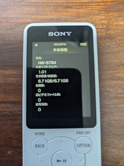 Sony Digital Audio Players Nw-S784