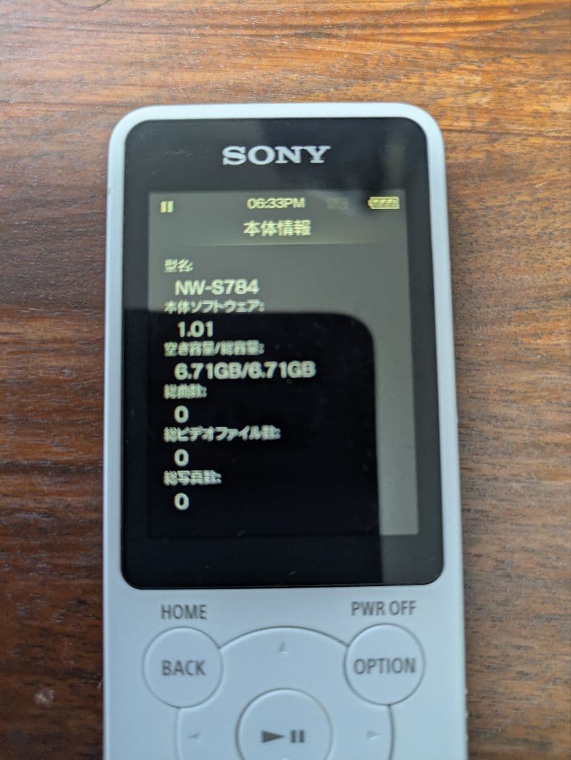 Sony Digital Audio Players Nw-S784
