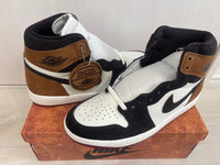Jordan Brand Sneakers Nike Air 1 Retro High Og Shadow Brown Team Red Lt British