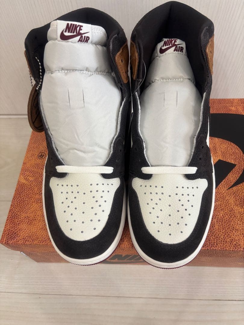 Jordan Brand Sneakers Nike Air 1 Retro High Og Shadow Brown Team Red Lt British