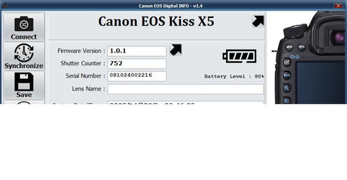 Canon Digital Slr Eos Kiss X5 B058